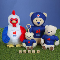 Les Peluches Officielles de la Fédération Française de Rugby  (FFR)