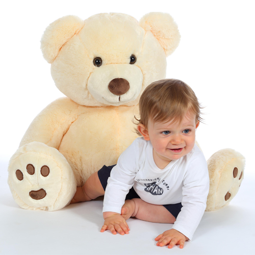 BRUBAKER Peluche géante XXL - Panda Nounours - 100 cm : .com